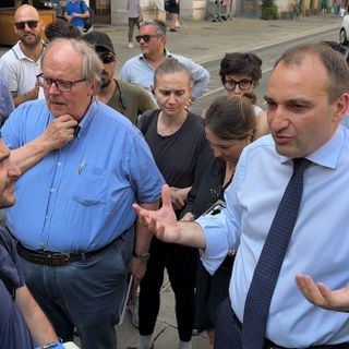 L'incontro tra i rider e il sindaco Stefano Lo Russo