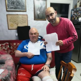 Mario D'Antino con Garcea