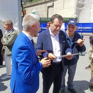 Suppo e Salvini a Bardonecchia