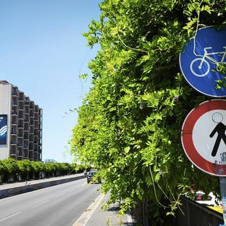 La pista ciclabile di corso Bramante