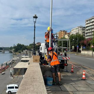 Ai Murazzi nuova telecamera per la sicurezza e contro il lancio d'oggetti