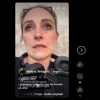 Il racconto della vicenda è stato affidato ai social dall'avvocato Paola Stringa