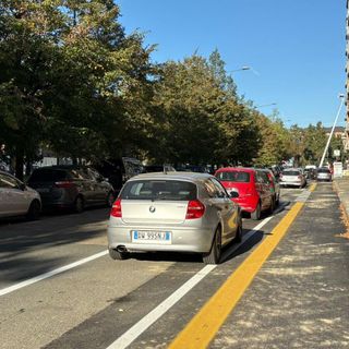 Nuova pista ciclabile in corso Giambone