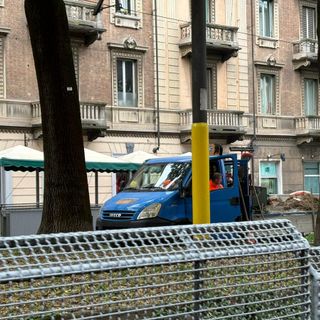 Lavori in piazza Hermada