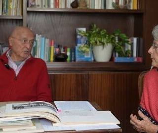 Remo Rostagno insieme a Bruna Pellegrini