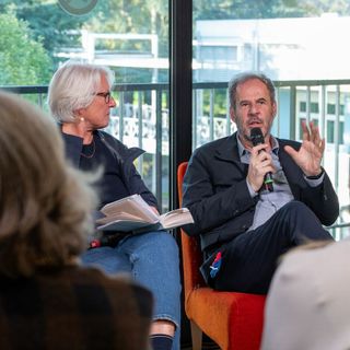 In foto, Mario Cucinella a The Others 2024 In foto, Mario Cucinella a The Others 2024