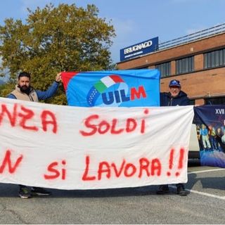 Un mese senza stipendio: sciopero di 8 ore alla Brugnago di Avigliana Un mese senza stipendio: sciopero di 8 ore alla Brugnago di Avigliana