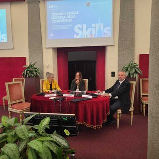 Torino cuore della competenza: un momento della conferenza stampa