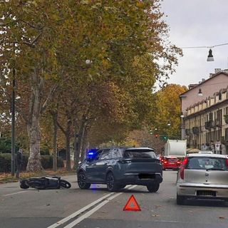 L'incidente in corso Moncalieri