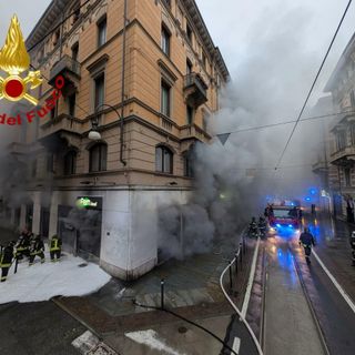 Incendio al Pam Local