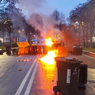 Immagine di uno dei giorni di tensione del mese scorso