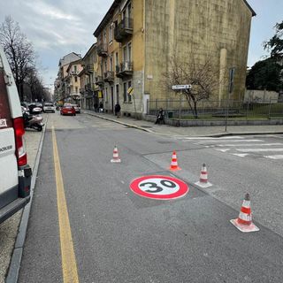 La nuova zona 30 di corso Racconigi