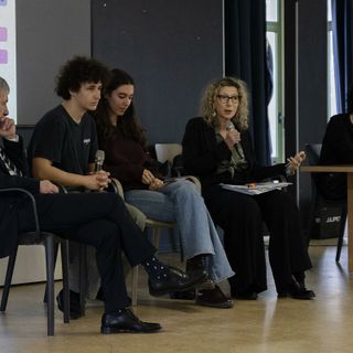 Un momento del confronto sul voto del referendum