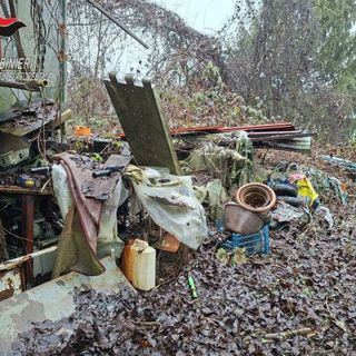 L'area sequestrata dai carabinieri