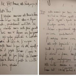 Documenti del Duce a D'Annunzio restituiti all'Archivio di Stato