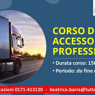 Autotrasporto: corso accesso alla professione