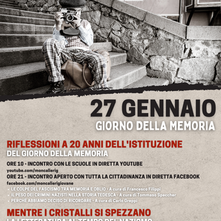 locandina eventi Giorno della Memoria a Moncalieri