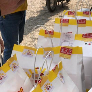 Coronavirus: donati 400 pasti con la collaborazione di Girarrosti Santa Rita