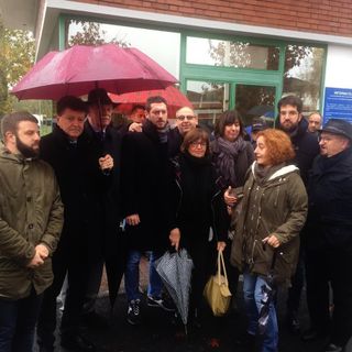 I sindaci che hanno partecipato alla protesta