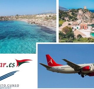 La Sicilia a portata di volo con Albastar: dall'aeroporto di Cuneo si potranno raggiungere Trapani e Catania