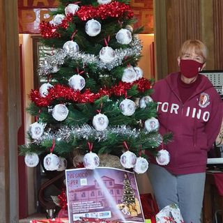 l'albero di Natale nel Museo del Grande Torino di Villa Claretta