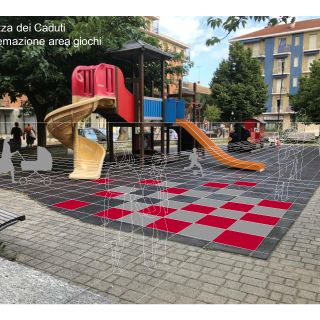 Alpignano, al via i lavori di manutenzione del verde pubblico e dell’area giochi in Piazza Caduti