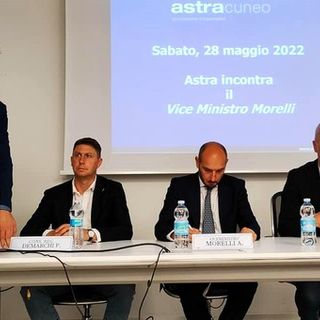 Astra Cuneo e gli autotrasportatori hanno incontrato Alessandro Morelli, viceministro alle Infrastrutture