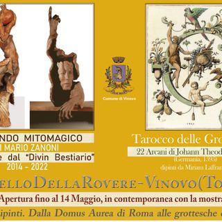 Il mondo mitomagico di Mario Zanoni e i tarocchi di Theodor De Bry al castello di Vinovo