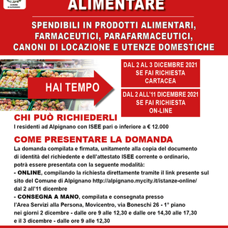 locandina buoni spesa