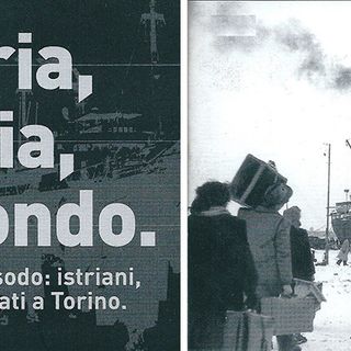 La locandina della mostra sulle Foibe