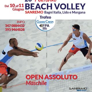 Festival nazionale di beach volley a Sanremo: boom di iscrizioni da tutto il Nord Italia