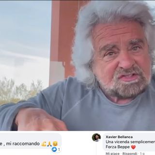 Beppe Grillo e i post su Facebook