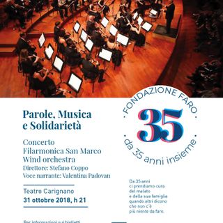 Concerto per la Fondazione FARO onlus al Teatro Carignano