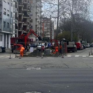 I cantieri in corso Francia