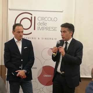 Aerospazio e fondi europei al Circolo delle Imprese con gli eurodeputati Salini e Cirio (FOTO e VIDEO)