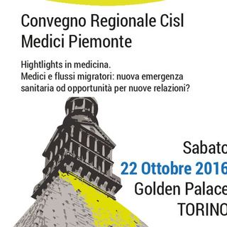 Il 22 ottobre a Torino convegno della Cisl Medici sui flussi migratori