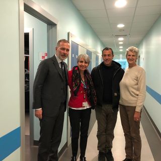 Fondazione Piemontese per la Ricerca sul Cancro, il regista Garrone visita l'Istituto di Candiolo