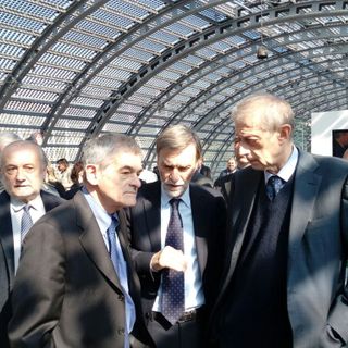 Graziano Delrio a Torino con il Governatore Chiamparino e l'ex sindaco Fassino