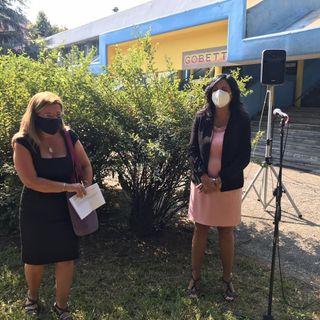 L'assessore Di Martino in una scuola