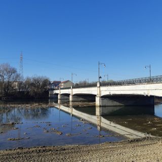 fiume stura con ponte che lo supera fiume stura con ponte che lo supera