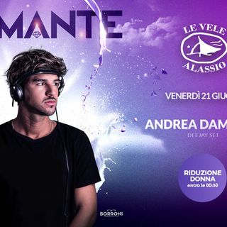 Andrea Damante protagonista di venerdì prossimo a Le Vele Alassio