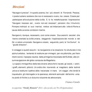 Questa sera l'inaugurazione della mostra di Franco Fasulo a Torino
