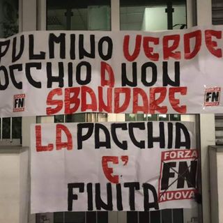 Immagini tratte dal profilo Facebook &quot;Forza Nuova Torino&quot;