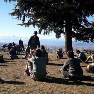 Un'invasione verde di giovani esploratori