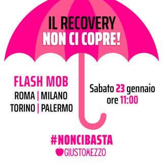 Locandina del flash mob Giusto Mezzo