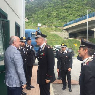 Il Comandante Generale dei Carabinieri visita il cantiere italiano della Torino-Lione in Valsusa