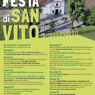 Nole, tutto pronto per la festa di San Vito