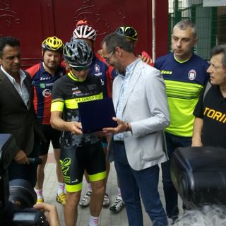 Il Giro d'Italia di Davide Nicola si è concluso a Torino (FOTO E VIDEO)