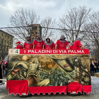 Storico Carnevale di Ivrea, Fabio Roveyaz vince il premio Artisti Carri da Getto