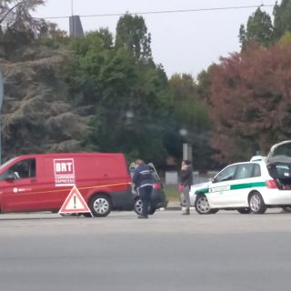 Incidente avvenuto nei pressi dell'uscita della Torino-Milano